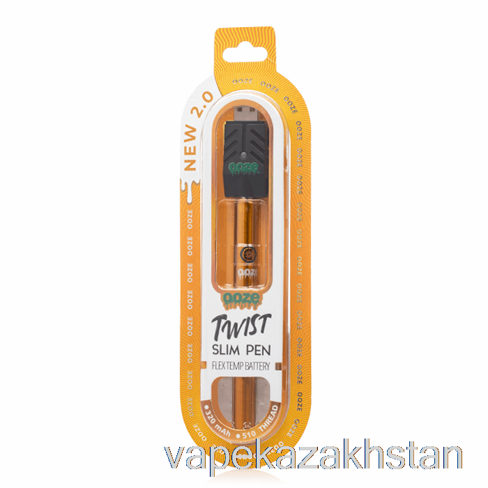 Vape Kazakhstan Ooze Slim Twist Pen 2.0 Flex Temp Battery Juicy Orange